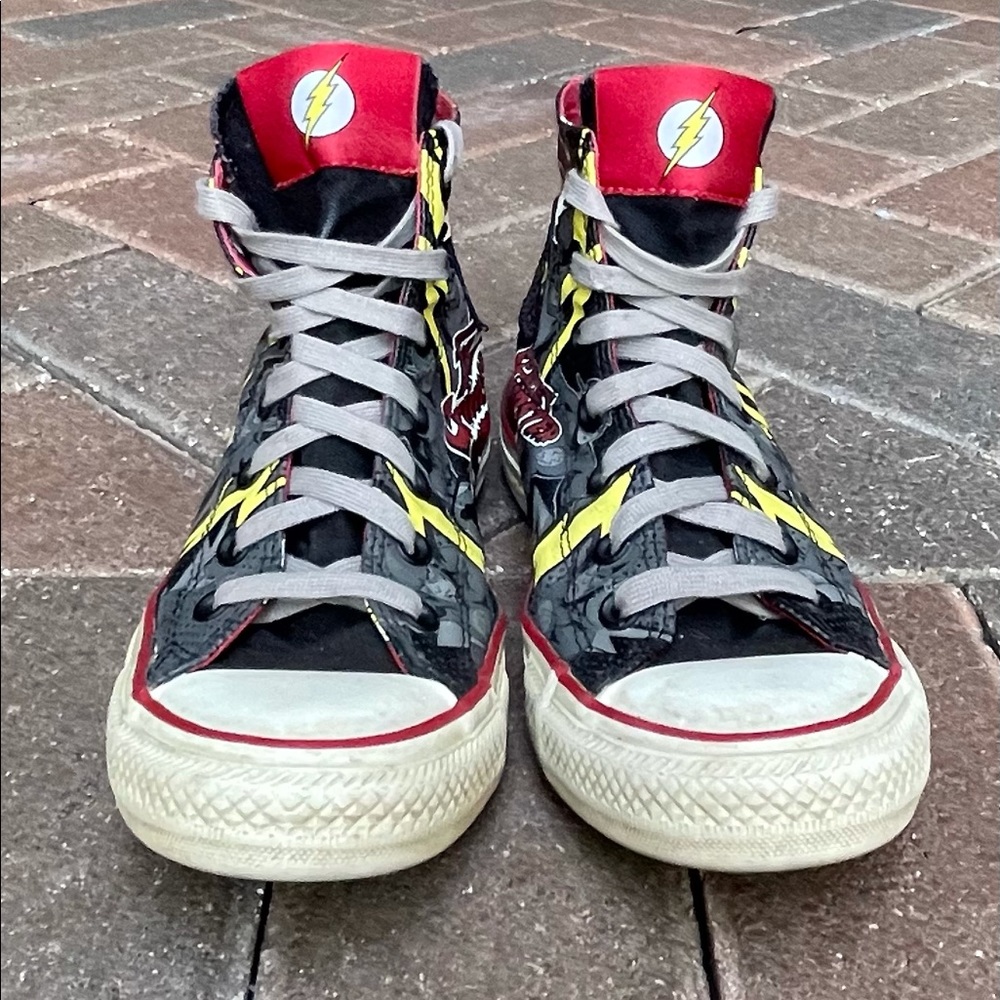 Converse x DC Comics The Flash sneakers